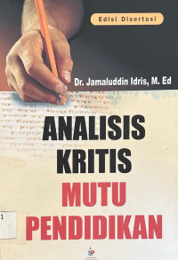 Analisis Krtitis Mutu Pendidikan