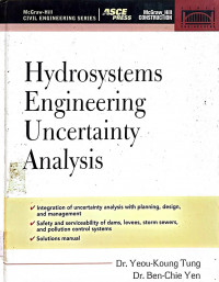 Hydrosystems Engineering Uncertainty Analysis