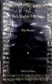 The Bach English-Title Index