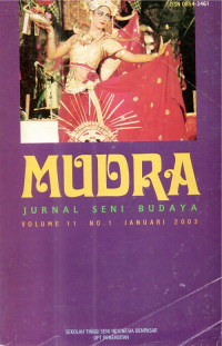 Mudra Jurnal Seni Budaya Vol.11 No.1 Januari 2003