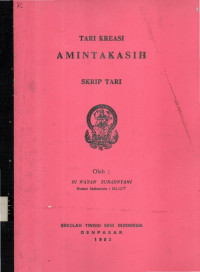 Skrip Tari: Tari Kreasi 