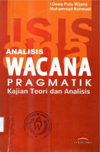 Analis wacana pragmatik kajian teori dan analis