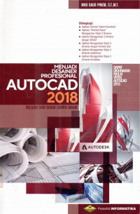 Menjadi desainer profesional Autocad 2018