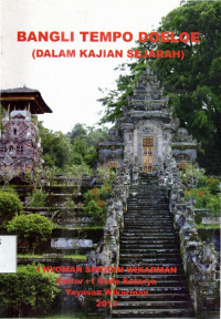 Bangli Tempo Doeloe (Dalam Kajian Sejarah