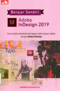 Belajar sendiri Adobe InDesain 2019