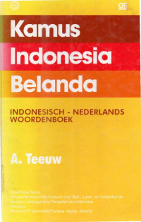 Kamus Indonesia  Belanda