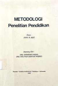 Metodelogi Penelitian Pendidikan