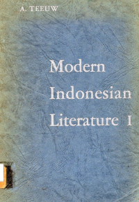 Modern Indonesia literatur I