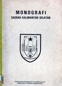 Monografi  Daerah Kalimantan Selatan