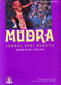 Mudra: Jurnal Seni Budaya Volume 33 No. 2 Mei 2018