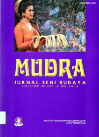 Mudra: Jurnal Seni Budaya Volume 29 No. 2 Mei 2014