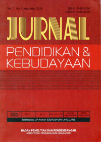 Jurnal Pendidikan & Kebudayaan Vo. 1, No. 2 Agustus 2016