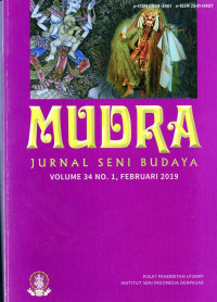 Mudra: Jurnal Seni Budaya Volume 34 No. 1, Februari 2019