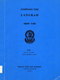 TARI : Komposisi Tari Kreasi Langkah