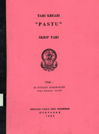 Tari: Tari Kreasi Pastu