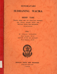 TARI : SUDHANING WACIKA