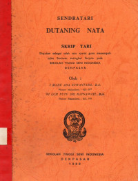 TARI : DUTANING NATA