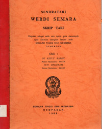 TARI : WERDI SEMARA