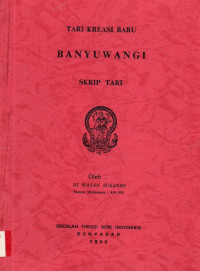 TARI : Tari Kreasi Banyuwangi