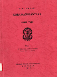 TARI : Tari Kreasi Gorawangsantaka