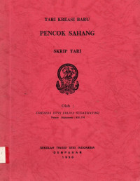 TARI : Tari Kreasi Pencok Sahang