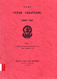 Tari: Tari Cupak Gerantang