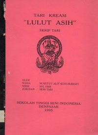 Tari: Tari Kreasi 