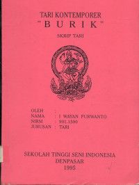 Tari: Tari Kontemporer Burik