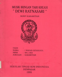 SKAR: Musik Iringan Tari Kreasi Dewi Ratnasari