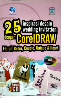 25 inspirasi desain wedding invitation dengan coreldraw