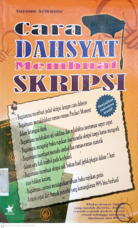 Cara dahyat membuat skripsi