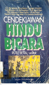 Cendikiawan hindu bicara