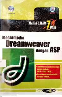 Mahir Dalam 7 Hari Macromedia Dreamweaver Dengan ASP