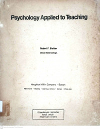 Psychology Applied to Teaching