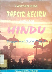 Tafsir Keliru terhadap Hindu