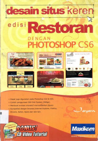 Desain situs keren edisi restoran dengan photoshop CS6