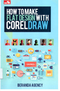 How to make flat design with corel draw