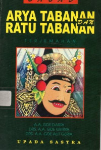 Babad Arya Tabanan  Dan Ratu Tabanan  Terjemahan