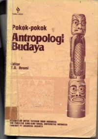 Pokok - pokok antropologi budaya