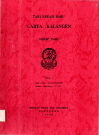 TARI   :  CARYA KALANGEN