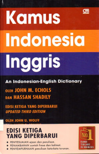 Kamus indonesia inggris edisi 3 yang diperbarbarui