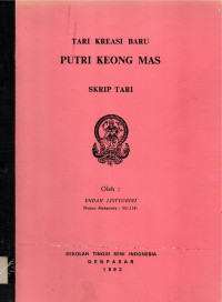 TARI : Tari Kreasi Putri Keong Mas