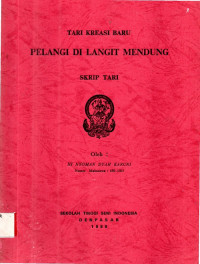 TARI   :  PELANGI  DI LANGIT  MENDUNG