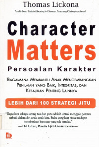 Character matters persoalan karakter