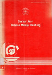 Sastra lisan  bahasa melayu belitung