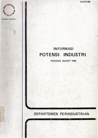 Informasi potensi industri periode maret 1985