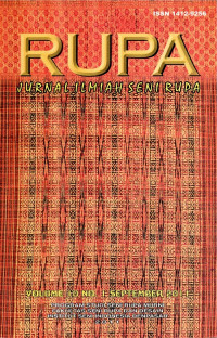 RUPA : Jurnal Ilmiah  Seni Rupa Volume 10 No.1  September 2011