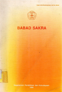 Babad Sakra