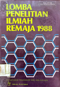 Lomba Penelitian Ilmiah Remaja 1988