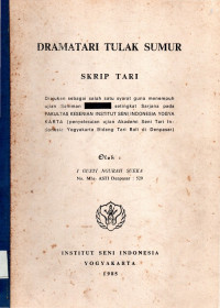 SKR TAR : Dramatari tulak sumur